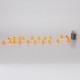 ΣΕΙΡΑ, 20 MINI LED, ΜΠΙΣΚΟΤΑΝΘΡΩΠΟΣ, ΜΠΑΤΑΡΙΑΣ 3xAA, ΧΡΟΝΟΔΙΑΚΟΠΤΗ, ΑΣΗΜΙ ΧΑΛΚΙΝΟ ΚΑΛΩΔΙΟ, ΘΕΡΜΟ ΛΕΥΚΟ LED ΑΝΑ 10cm, ΠΡΟΕΚΤΑΣΗ ΠΑΡΟΧΗΣ 30cm, IP20