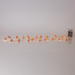 ΣΕΙΡΑ, 20 MINI LED, CANDY ΞΩΤΙΚΑ, ΜΠΑΤΑΡΙΑΣ 3xAA, ΧΡΟΝΟΔΙΑΚΟΠΤΗ, ΑΣΗΜΙ ΧΑΛΚΙΝΟ ΚΑΛΩΔΙΟ, ΘΕΡΜΟ ΛΕΥΚΟ LED ΑΝΑ 10cm, ΠΡΟΕΚΤΑΣΗ ΠΑΡΟΧΗΣ 30cm, IP20