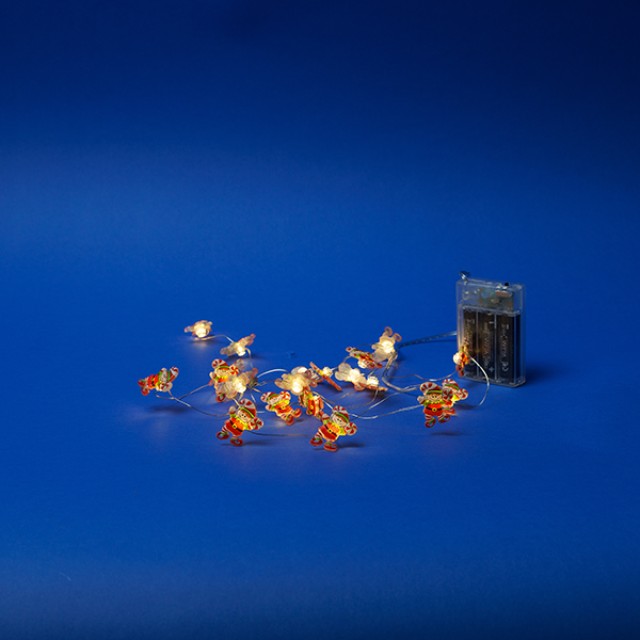ΣΕΙΡΑ, 20 MINI LED, CANDY ΞΩΤΙΚΑ, ΜΠΑΤΑΡΙΑΣ 3xAA, ΧΡΟΝΟΔΙΑΚΟΠΤΗ, ΑΣΗΜΙ ΧΑΛΚΙΝΟ ΚΑΛΩΔΙΟ, ΘΕΡΜΟ ΛΕΥΚΟ LED ΑΝΑ 10cm, ΠΡΟΕΚΤΑΣΗ ΠΑΡΟΧΗΣ 30cm, IP20