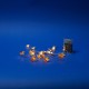 ΣΕΙΡΑ, 20 MINI LED, CANDY ΞΩΤΙΚΑ, ΜΠΑΤΑΡΙΑΣ 3xAA, ΧΡΟΝΟΔΙΑΚΟΠΤΗ, ΑΣΗΜΙ ΧΑΛΚΙΝΟ ΚΑΛΩΔΙΟ, ΘΕΡΜΟ ΛΕΥΚΟ LED ΑΝΑ 10cm, ΠΡΟΕΚΤΑΣΗ ΠΑΡΟΧΗΣ 30cm, IP20