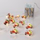 ΣΕΙΡΑ, 20 MINI LED, ΑΓΙΟΣ ΒΑΣΙΛΗΣ ΜΕ AMAΞΙ, ΜΠΑΤΑΡΙΑΣ 3xAA, ΧΡΟΝΟΔΙΑΚΟΠΤΗ, ΑΣΗΜΙ ΧΑΛΚΙΝΟ ΚΑΛΩΔΙΟ, ΘΕΡΜΟ ΛΕΥΚΟ LED ΑΝΑ 10cm, ΠΡΟΕΚΤΑΣΗ ΠΑΡΟΧΗΣ 30cm, IP20