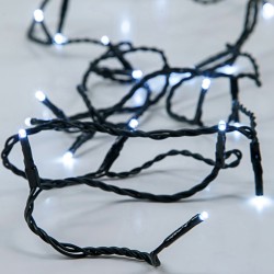 ΣΕΙΡΑ, 96 LED 5mm, HΛΙΑΚΟ ΣΥΛΛΕΚΤΗ ΜΕ ΑΙΣΘΗΤΗΡΑ ΦΩΤΟΣ, ΣΤΑΘΕΡΟ/FLASH ΠΡΟΓΡΑΜΜΑ, ΠΡΑΣΙΝΟ PVC ΚΑΛΩΔΙΟ, ΛΕΥΚΟ LED, ΑΝΑ 10cm, ΠΡΟΕΚΤΑΣΗ ΠΑΡΟΧΗΣ 1m, IP44