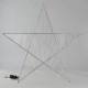 ΑΣΤΕΡΙ ΦΩΤΙΖΟΜΕΝΟ 78cm, 240 LED, ΜΕΤΑΣΧΗΜΑΤΙΣΤΗ, TIMER, ΑΣΗΜΙ ΜΕΤΑΛΛΙΚΟΣ ΣΚΕΛΕΤΟΣ, ΑΣΗΜΙ ΧΑΛΚΙΝΟ ΚΑΛΩΔΙΟ, ΘΕΡΜΟ ΛΕΥΚΟ LED, ΠΡΟΕΚΤΑΣΗ ΠΑΡΟΧΗΣ 5m, IP44