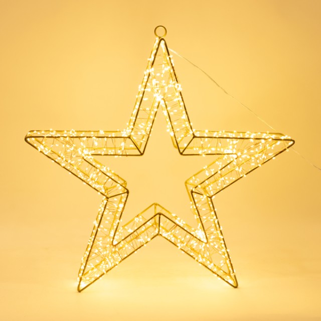 ΑΣΤΕΡΙ ΦΩΤΙΖΟΜΕΝΟ 50cm, 1200 LED, 31V ΜΕΤΑΣΧΗΜΑΤΙΣΤΗ, TIMER, ΜΠΡΟΝΖΕ ΜΕΤΑΛΛΙΚΟΣ ΣΚΕΛΕΤΟΣ, ΜΠΡΟΝΖΕ ΧΑΛΚΙΝΟ ΚΑΛΩΔΙΟ, ΘΕΡΜΟ LED, ΠΡΟΕΚΤΑΣΗ ΠΑΡΟΧΗΣ 5m, IP44