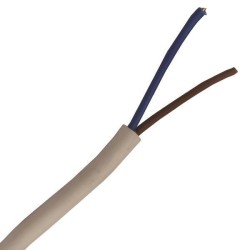 ΚΑΛΩΔΙΟ NYΜ A05VV-U 2Χ1,5mm² ΛΕΥΚΟ (100m/roll)