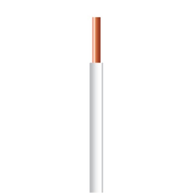 ΚΑΛΩΔΙΟ NYA ΗΟ5V-U 1Χ1mm² ΛΕΥΚΟ (100m/roll)