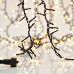 ΠΥΚΝΗ ΣΕΙΡΑ, 1300 LED 3mm, 31V ΜΕΤΑΣΧΗΜΑΤΙΣΤΗ, 4 ΕΠΕΚΤΑΣΕΙΣ ΕΩΣ 2 ΣΕΤ, ΠΡΑΣΙΝΟ PVC ΚΑΛΩΔΙΟ, ΘΕΡΜΟ ΛΕΥΚΟ LED ANA 2cm, ΠΡΟΕΚΤΑΣΗ ΠΑΡΟΧΗΣ 3m, ΙΡ44