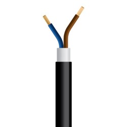 ΚΑΛΩΔΙΟ NYY J1VV-U 2X1.5mm² ΜΑΥΡΟ (1250m/Drum)