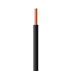 ΚΑΛΩΔΙΟ NYA ΗΟ5V-U 1Χ1mm² ΜΑΥΡΟ (100m/roll)