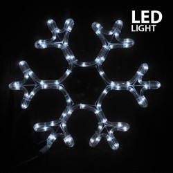 ΧΙΟΝΟΝΙΦΑΔΑ, 3m LED ΦΩΤΟΣΩΛΗΝΑΣ, ΜΟΝΟΚΑΝΑΛΟΣ, ΛΕΥΚΗ & ΛΕΥΚΟ FLASH, 38x36cm, IP44