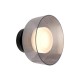 ΑΠΛΙΚΑ ΤΟΙΧΟΥ METAΛΛO-ΓΥΑΛΙ LED 8W 624Lm 3000K 200Χ200mm ΜΑΥΡΟ-ΓΡΑΦΙΤΗΣ ARTE ILLUMINA NIMBUS