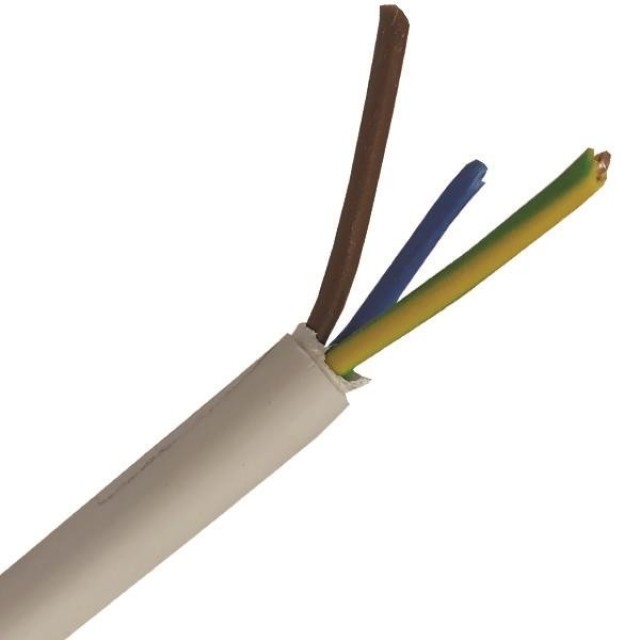 ΚΑΛΩΔΙΟ NYΜ A05VV-U 3Χ2,5mm² ΛΕΥΚΟ(100m/roll)
