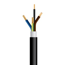ΚΑΛΩΔΙΟ NYY J1VV-R 3X16+1.5mm² ΜΑΥΡΟ (1000m/Drum)