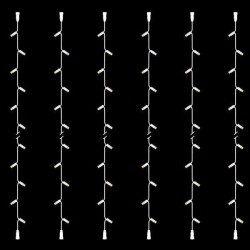 ΣΕΙΡΑ, DIY ΣΕΤ 6 ΤΜΧ, 20 LED, 2 ΕΠΕΚΤΑΣΕΙΣ, ΛΕΥΚΟ ΚΑΟΥΤΣΟΥΚ ΚΑΛΩΔΙΟ, ΘΕΡΜO ΛΕΥΚO LED ΑΝΑ 10cm, ΙΡ65