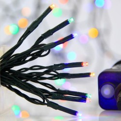 ΣΕΙΡΑ, 240 LED 3mm, 31V ΜΕΤΑΣΧΗΜΑΤΙΣΤΗ, 8 ΠΡΟΓΡΑΜΜΑΤΑ & ΜΝΗΜΗ, ΠΡΑΣΙΝΟ PVC ΚΑΛΩΔΙΟ, ΧΡΩΜΑΤΙΣΤΟ LED ΑΝΑ 5cm, ΠΡΟΕΚΤΑΣΗ ΠΑΡΟΧΗΣ 3m, ΙΡ44