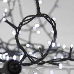 ΣΕΙΡΑ, 700 LED 3mm, 31V ΜΕΤΑΣΧΗΜΑΤΙΣΤΗ, 4 ΕΠΕΚΤΑΣΕΙΣ ΕΩΣ 2 ΣΕΤ, ΠΡΑΣΙΝΟ PVC ΚΑΛΩΔΙΟ, ΛΕΥΚΟ LED ΑΝΑ 5cm, ΠΡΟΕΚΤΑΣΗ ΠΑΡΟΧΗΣ 3m, ΙΡ44