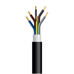 ΚΑΛΩΔΙΟ NYY J1VV-R 5Χ10+1,5mm² ΜΑΥΡΟ (1000m/Drum)