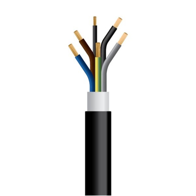 ΚΑΛΩΔΙΟ NYY J1VV-R 5Χ10+1,5mm² ΜΑΥΡΟ (1000m/Drum)