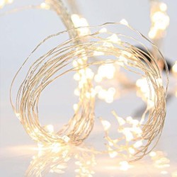 ΧΤΑΠΟΔΙ, 400 ΜΙΝΙ LED, ΜΕΤΑΣΧΗΜΑΤΙΣΤΗ, ΣΤΑΘΕΡΟ, ΑΣΗΜΙ ΧΑΛΚΙΝΟ ΚΑΛΩΔΙΟ, ΘΕΡΜΟ ΛΕΥΚΟ LED ANA 10cm, ΠΡΟΕΚΤΑΣΗ ΠΑΡΟΧΗΣ 5m, ΙΡ44