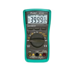ΠΟΛΥΜΕΤΡΟ ΨΗΦΙΑΚΟ ΠΛΗΡΕΣ + TRUE RMS + ΘΕΡΜΟΚΡΑΣΙΑ + AUTORANGE MT-1232 S/PRO'SKIT