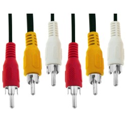 ΚΑΛΩΔΙΟ ΗΧΟΥ 3 RCA ΑΡΣΕΝΙΚΑ ΣΕ 3 RCA ΑΡΣΕΝΙΚΑ 1.5m OD5+2.8 T1902-053 VIC BAG OWI