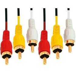 ΚΑΛΩΔΙΟ ΗΧΟΥ 3 RCA ΑΡΣΕΝΙΚΑ ΣΕ 3 RCA ΑΡΣΕΝΙΚΑ 5m OD5+2.8 AV241-33G BLS LANCOM
