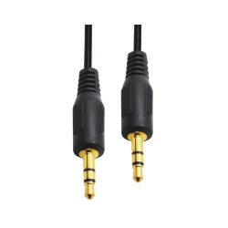ΚΑΛΩΔΙΟ ΗΧΟΥ 3.5mm STEREO ΑΡΣΕΝΙΚΟ ΣΕ 3.5mm STEREO ΑΡΣΕΝΙΚΟ 3m ΕΠΙΧΡΥΣΟ R301 BAG VZN