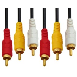 ΚΑΛΩΔΙΟ ΗΧΟΥ 3 RCA ΑΡΣΕΝΙΚΑ ΣΕ 3 RCA ΑΡΣΕΝΙΚΑ 1.5m ΕΠΙΧΡΥΣΑ OD11.5 BAG PLY