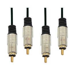 ΚΑΛΩΔΙΟ ΗΧΟΥ 2 RCA ΑΡΣΕΝΙΚΑ ΣΕ 2 RCA ΑΡΣΕΝΙΚΑ 1.5m ΕΠΙΧΡΥΣΑ HQ OD6.0 BAG FEV