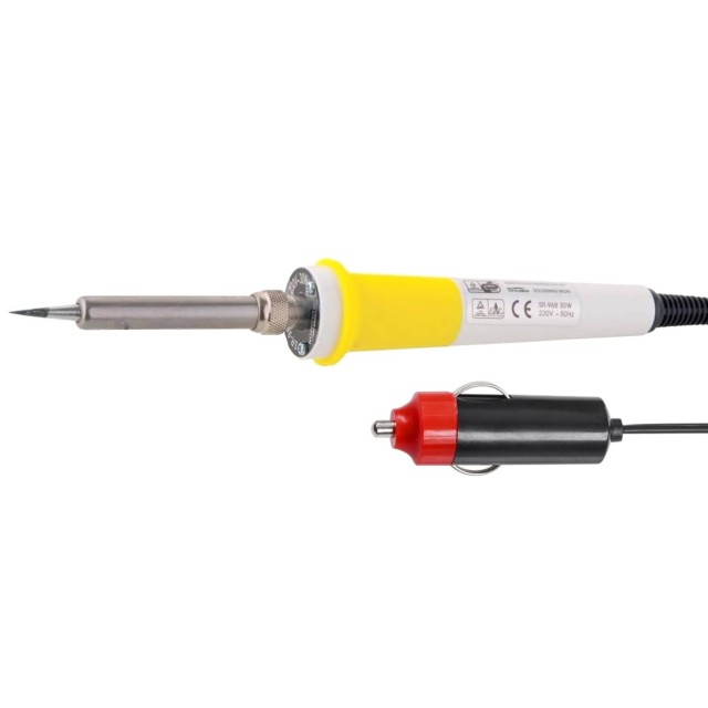 ΚΟΛΛΗΤΗΡΙ ΑΠΛΟ 30W ΜΕ ΦΙΣ ΑΥΤΟΚΙΝΗΤΟΥ 12V SR-968B SOLOMON