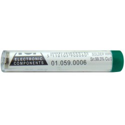 ΚΟΛΛΗΣΗ ΣΩΛΗΝΑΚΙ G227 (Sn99.3%/Cu0.7%) 14gr 1mm ZD-160 ZND