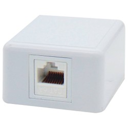 ΠΡΙΖΑ ΔΙΚΤΥΟΥ ΕΠΙΤΟΙΧΗ 1P ME KEYSTONE JACK CAT 6A SUT