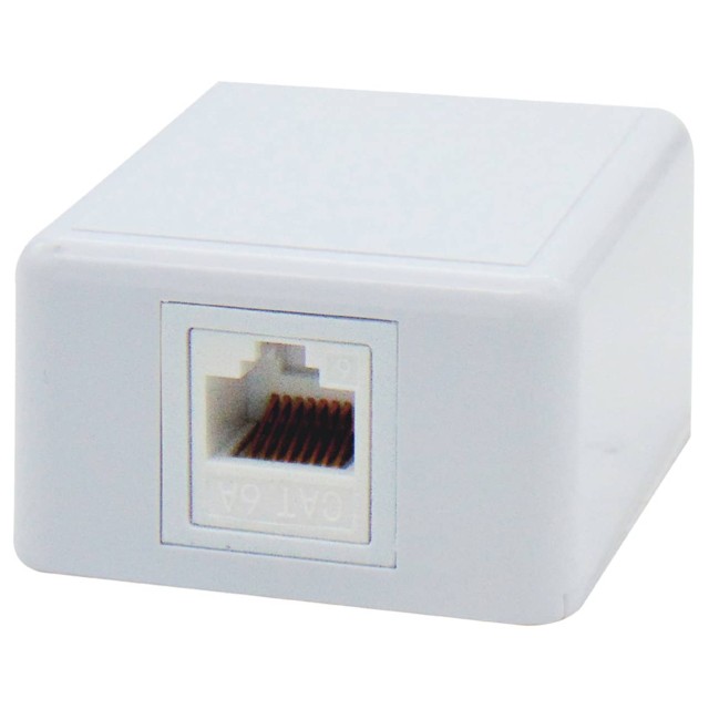 ΠΡΙΖΑ ΔΙΚΤΥΟΥ ΕΠΙΤΟΙΧΗ 1P ME KEYSTONE JACK CAT 6A SUT