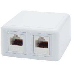 ΠΡΙΖΑ ΔΙΚΤΥΟΥ ΕΠΙΤΟΙΧΗ 2P ME KEYSTONE JACK CAT 6A SUT