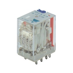 RELAY ΜΕΣΑΙΟ 4P 12V AC PCB RMI FEM