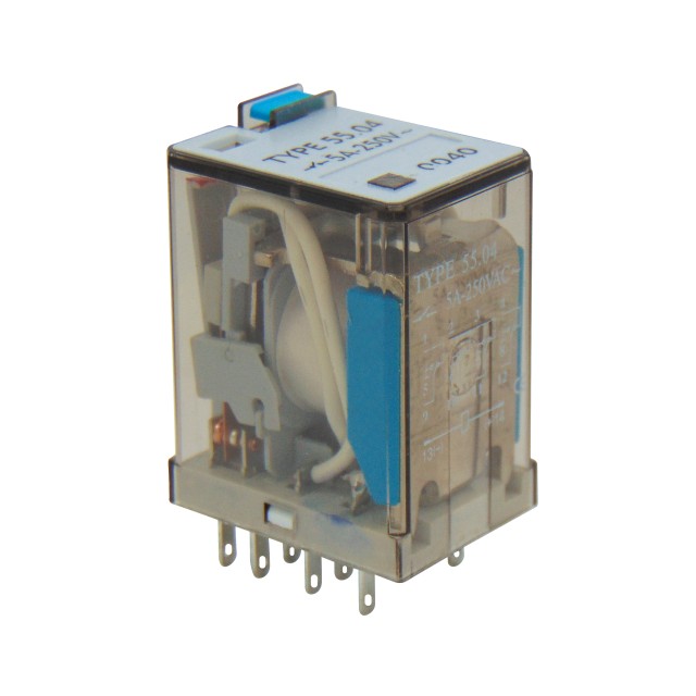 RELAY ΜΕΣΑΙΟ 4P 230V AC SOLDER 55.04 DQN