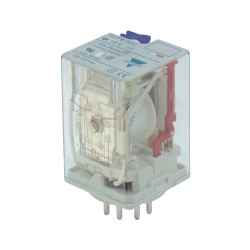 RELAY ΤΥΠΟΥ ΛΥΧΝΙΑΣ 8P 24V AC ΜΕ LED RCP FEM