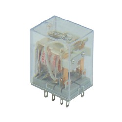 RELAY ΜΕΣΑΙΟ 2P 230V AC SOLDER SMET-2220AT G/SAN