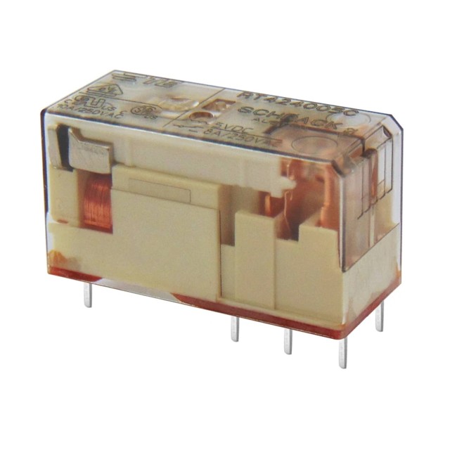 RELAY MINI 2P 5V DC 8A RT424005C ΔΙΑΦΑΝΕΣ TYC