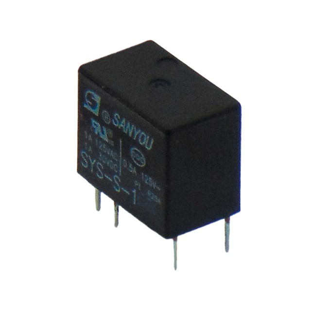 RELAY SUBMINIATURE 1P 12V DC 1A SYS-S-112L G/SAN RELAY SUBMINIATURE 1P 12V DC 1A SYS-S-112L G/SAN