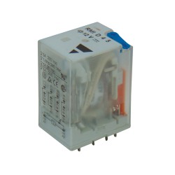 RELAY ΜΕΣΑΙΟ 4P 24V AC SOLDER ΜΕ LED RMI RGN