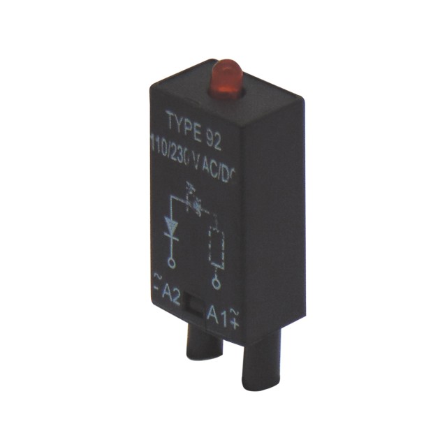 LED MODULE ΚΟΚΚΙΝΟ 110-230VAC/DC ΒΑΣΗΣ RELAY ES15/35/50 TYPE 92 ERSCE
