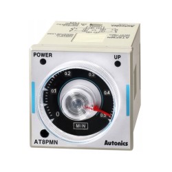 ΧΡΟΝΙΚΟ RELAY ΠΙΝΑΚΟΣ 8P DELAY OFF 2C/O 48X48 24VDC AT8PMN-2 AUTONICS
