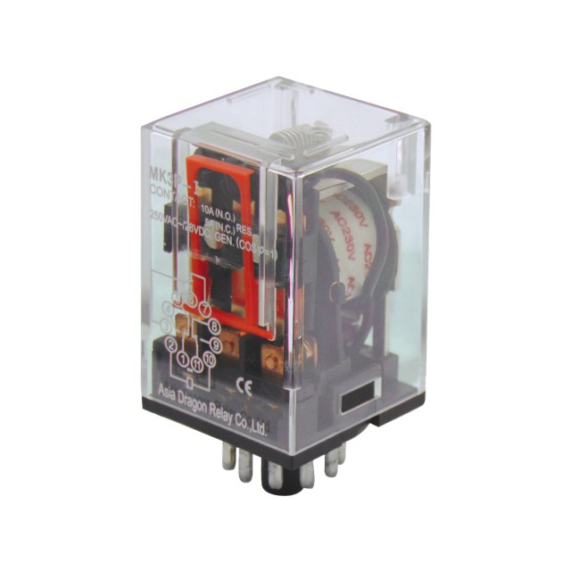 RELAY ΤΥΠΟΥ ΛΥΧΝΙΑΣ 11P 230V AC MK3P-I ALN DQN