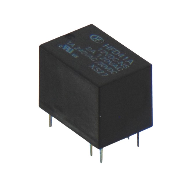 RELAY SUBMINIATURE 1P 12V DC 1A HFD41A/12VDC-NS HONGFA RELAY SUBMINIATURE 1P 12V DC 1A HFD41A/12VDC-NS HONGFA