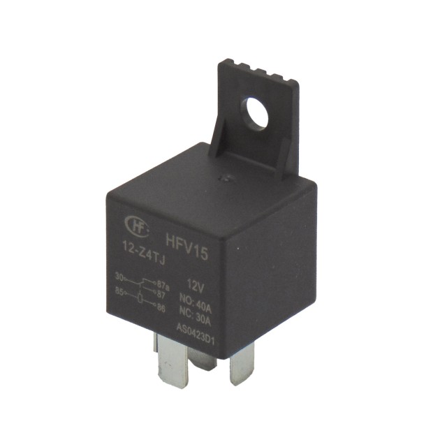 RELAY ΑΥΤΟΚΙΝΗΤΟΥ 12V DC 45A HFV15/12-Z4TJ 1C/O HONGFA RELAY ΑΥΤΟΚΙΝΗΤΟΥ 12V DC 45A HFV15/12-Z4TJ 1C/O HONGFA