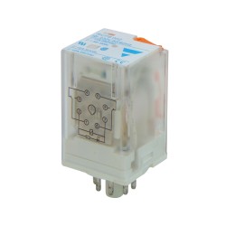 RELAY ΤΥΠΟΥ ΛΥΧΝΙΑΣ 8P 12V AC ΜΕ LED RCP RGN