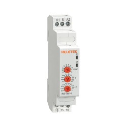 ΧΡΟΝΙΚΟ RELAY ΡΑΓΑΣ 10 ΛΕΙΤΟΥΡΓΙΩΝ 1C/O 12-240VAC/DC RS-TM14 RELETEK