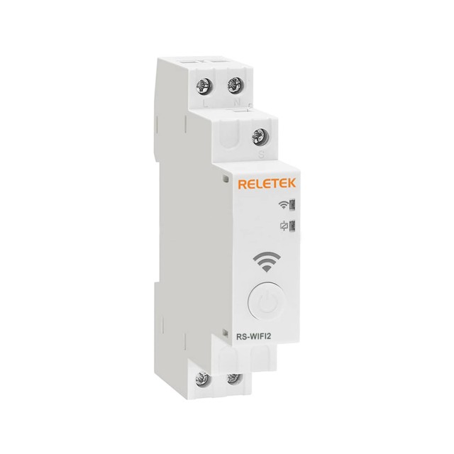 RELAY Wi-Fi ΡΑΓΑΣ 1NO 48-240VAC/DC 16A RS-WIFI2 RELETEK