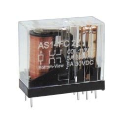 RELAY MINI 2P 110 VDC 5A AS14FC RGN